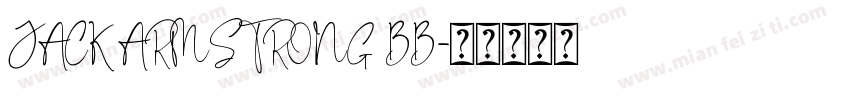 JACK ARMSTRONG BB字体转换